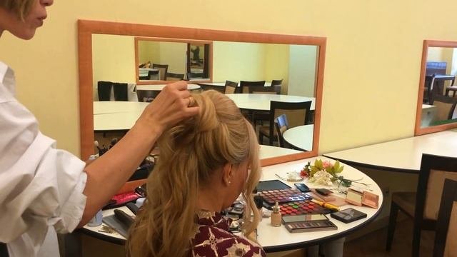 Создаём образ. Укладка в викторианском стиле. Стилист Татьяна Лавски. Модель Ирена Вертер.