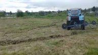 Первая работа граблей Лидер.