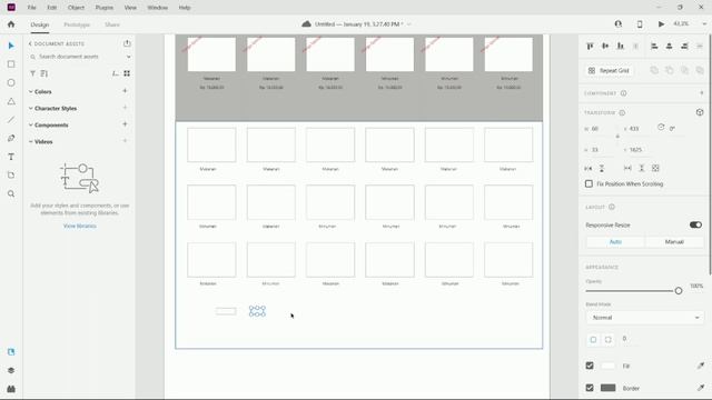 Membuat Sketsa manual hingga Prototype menggunakan Adobe XD