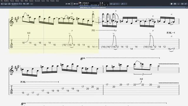 Motley Crue - PRIMAL SCREAM - Guitar Solo Tutorial (Tab + Sheet Music)