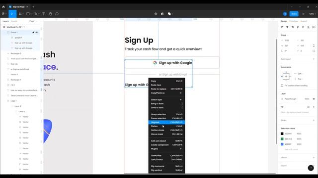 Sign Up Page UI | Figma | Ui UX