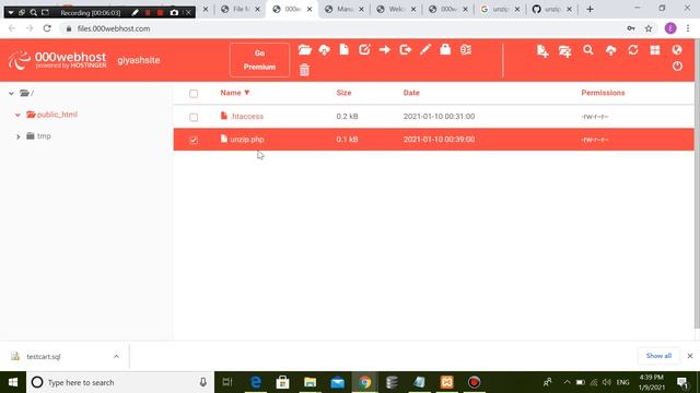 Host your Website Opencart In Free Hosting Part 3