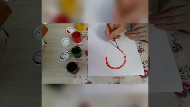 малювання Фрукти в саду
