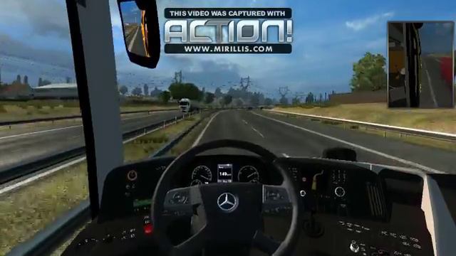 ETS 2 / Mercedes Benz Travego 2016 ile Calais ve Paris Yolculuğu