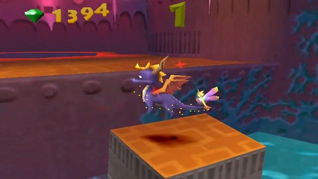 Spyro 2: Gateway to Glimmer (PS1) walkthrough - Aquaria Towers