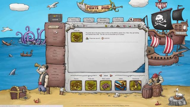 Pirate Duel Tutorial: Build A Pirate Den