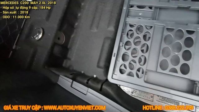 Phân khúc D cao cấp : MERCEDES C200 2.0L 2018 - Hộp số 9 cấp, an toàn tuyệt đối, đẳng cấp vượt trội