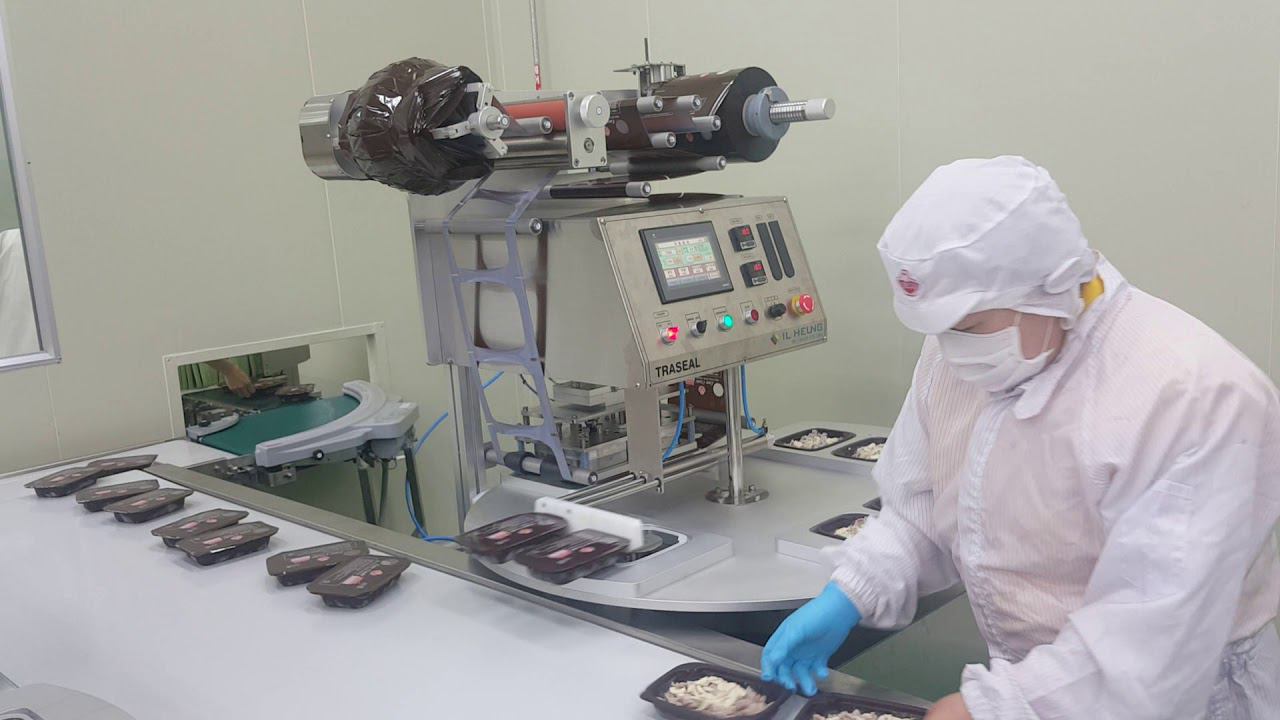 Упаковочная линия для ретортных пластиковых контейнеров