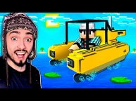 НАШЛИ ПОДВОДНУЮ ЛОДКУ НА ОДНОМ БЛОКЕ В ОКЕАНЕ МАЙНКРАФТ!