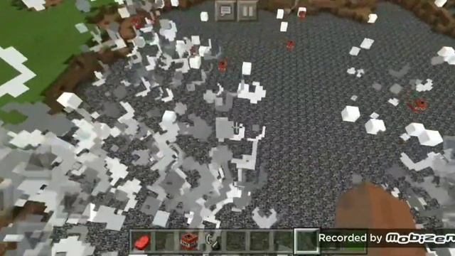 Взорвал 1000 TNT в minecraft