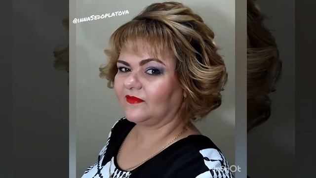 Укладка, макияж.
