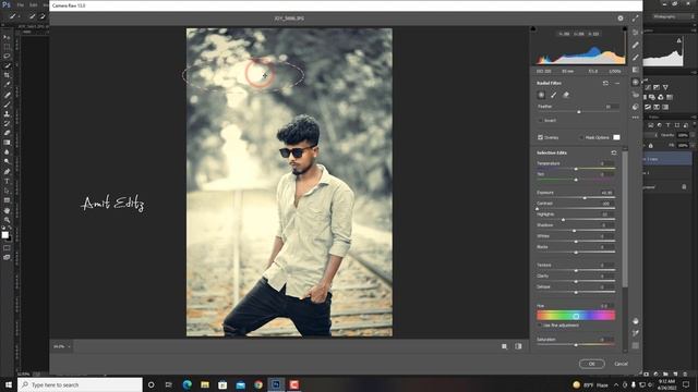 Photoshop camera raw preset | Dark moody effect - Alone Boy Color Grading - free XMP