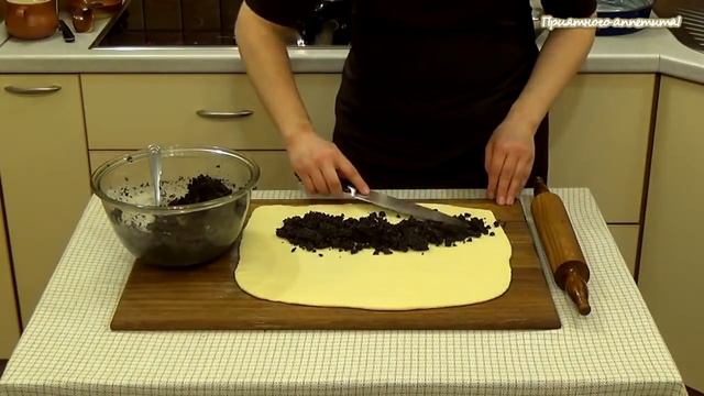 Дрожжевая выпечка,  пирог с маком. krasivaja vypechka
