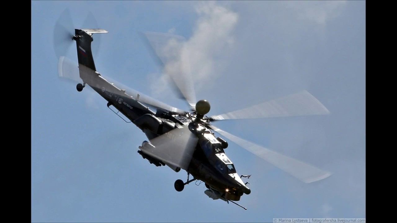 Ми-28НЭ впервые в лётной программе МАКС-2017