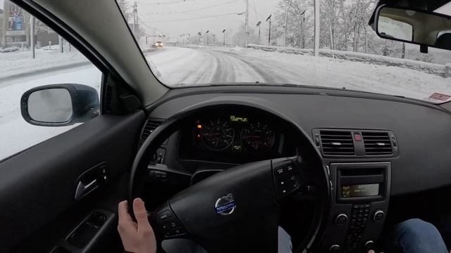 2011 Volvo C30 Manual - T5 Snow Drive (POV Binaural Audio)