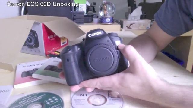 Canon EOS 60D DSLR Camera Unboxing