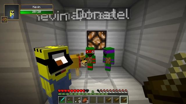 TEENAGE MUTANT NINJA TURTLES!! | Think's Lab Minecraft Mods [Minecraft Roleplay]