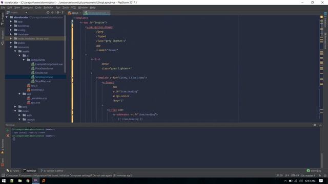 #2 Google maps with Vuejs : Storelocator App using Laravel and Vuejs
