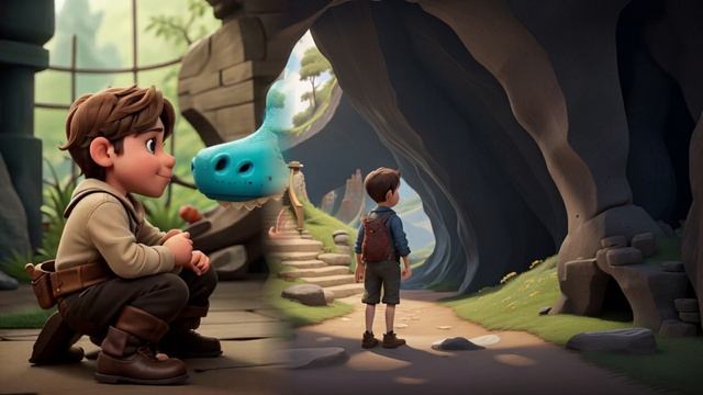 Oliver and the Dragon's Roar | Christmas Story | Kid's Story |MyMiniFables #christmasstories