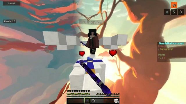 BEST PVP CLIENT FOR MCBE!?! (Keystrokes, Reach Display, FPS)