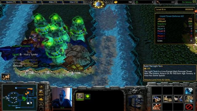 Warcraft 3 | Liquid Tower Defense 4.0 | Greed Is Good For A Good Head
