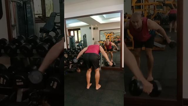 Dumbbell Standing Triceps Kickback Andre
