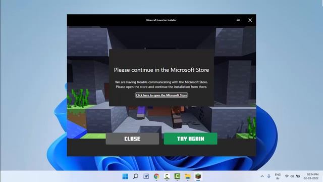 How to Fix Minecraft Error Please Continue in the Microsoft Store on Windows 11 and 10