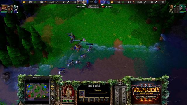 ОСНОВАЛ БАЗУ НА НОВОМ МЕСТЕ: Sok (HUM) vs Colorful (NE) Warcraft 3 Reforged