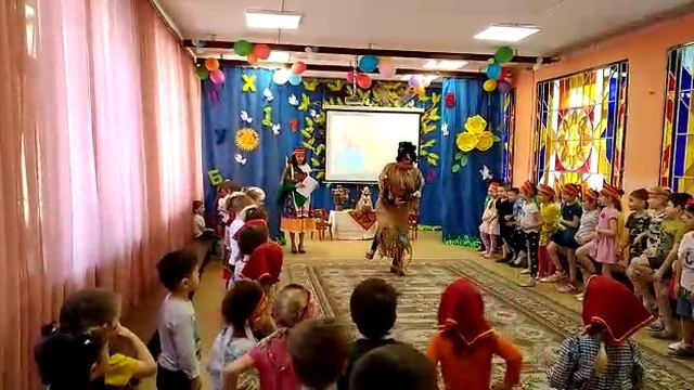 Игра с Бабой Ягой на масленице