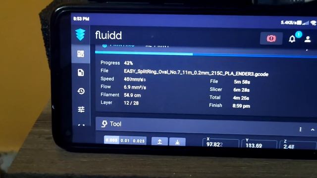 BFPTouch and Megalovania on Klipper Ender 3 #ender3  #creality  #klipper