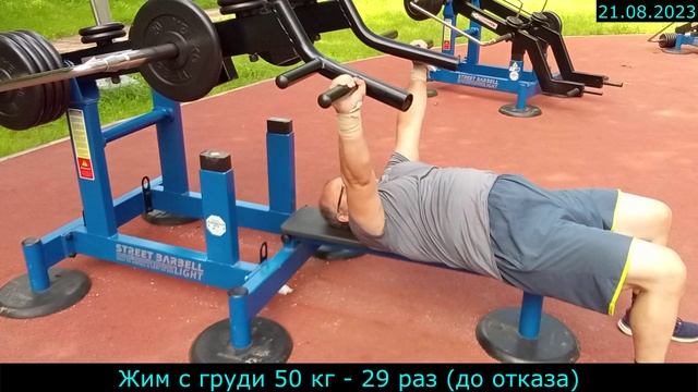 Жим от груди 250кг