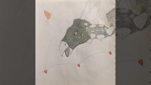 Когда хотел нарисовать динозавра, но получился дракон