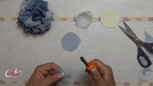 SOFIA  fiore con  LABBAGLIANTE  by I Nastri Di Mirta