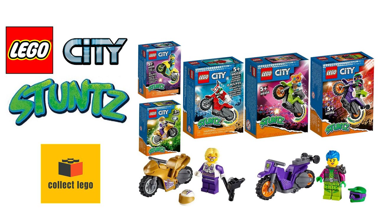 LEGO City Stuntz 60356 60309 60332 60358 60296 COLLECT  LEGO