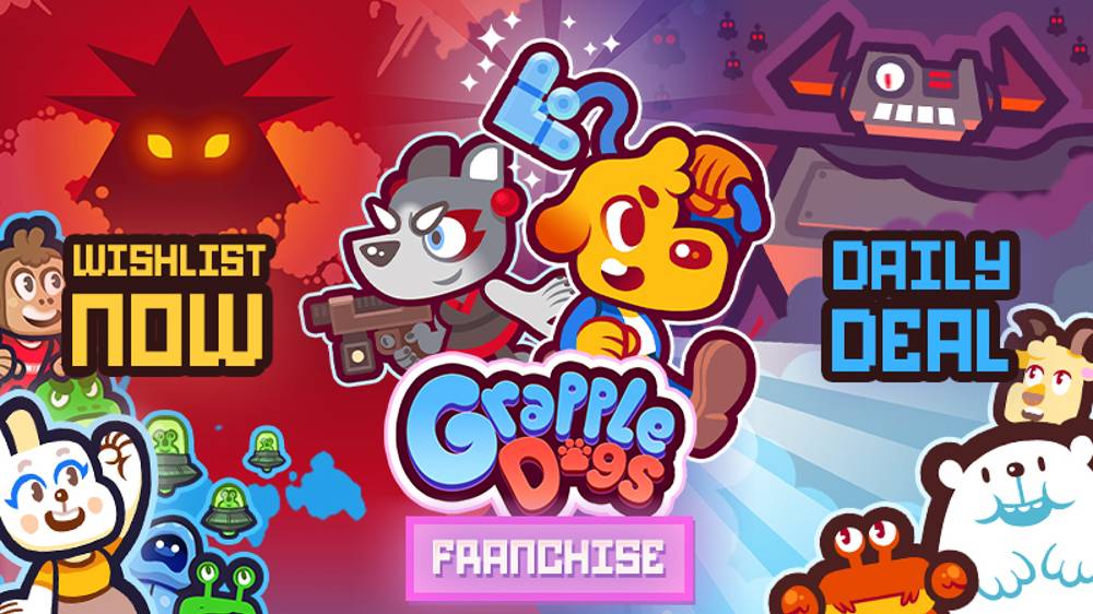 Grapple Dogs Cosmic Canines Геймплей