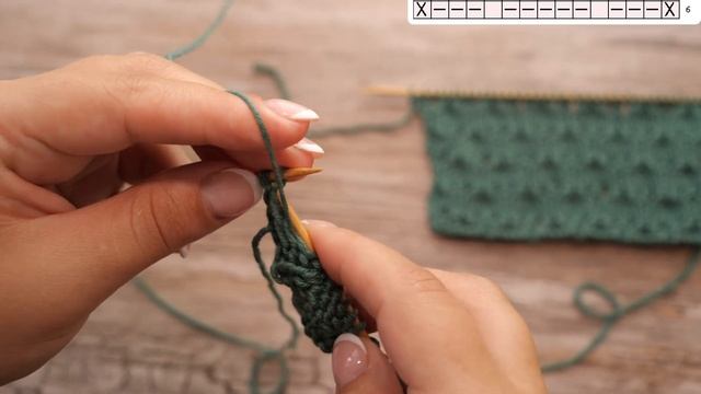 Узор «Бутоны пиона» спицами ? « Peony buds » knitting pattern