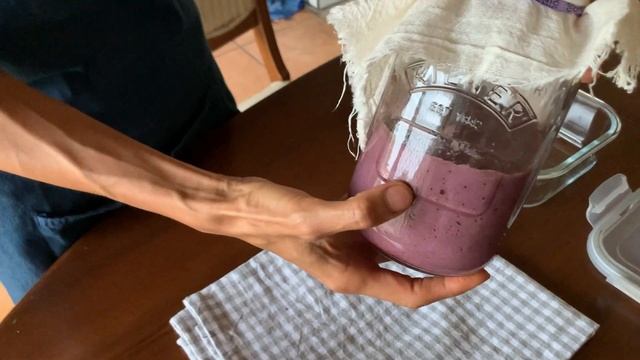 Cách làm Sữa Chua Dừa Việt Quất - Raw Vegan Recipe - Blueberry Coconut Yoghurt