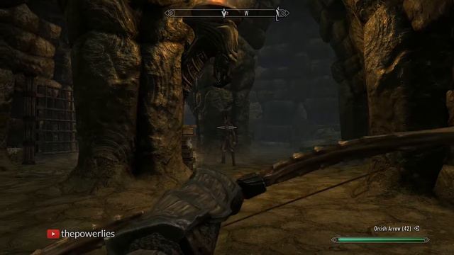 Draugr dodging arrow - Skyrim