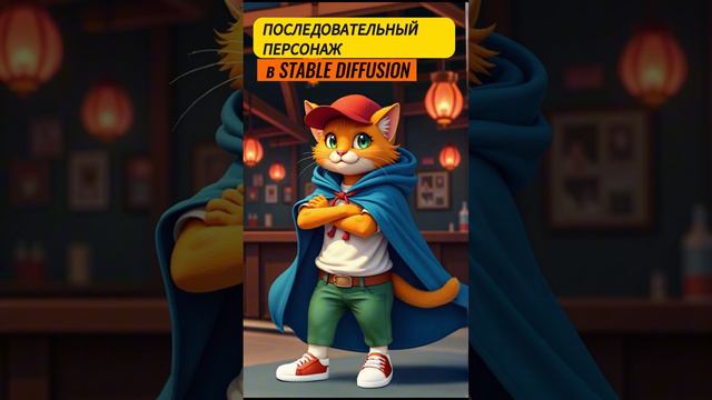 Создаём последовательного персонажа в Stable Diffusion 🔥Скоро 🔥 #comfyui #automatic #shorts #sd