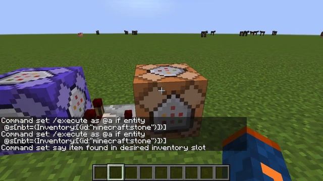 Minecraft Execute Comand Tutorial 1.13 | Testfor Item in Player's Inventory | /testfor 1.13