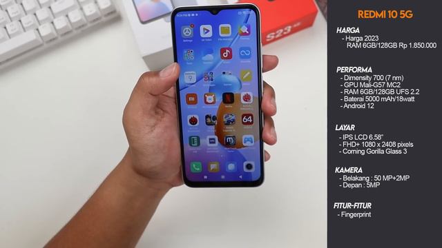 🔥BARU RESMI NIH!! Cuma 1 jutaan Sudah 5G, Kuat Gaming, Design Cakep!!! Unboxing & Review