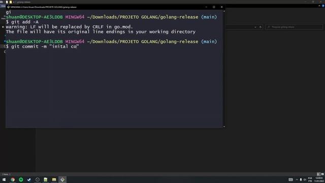 golang github action release