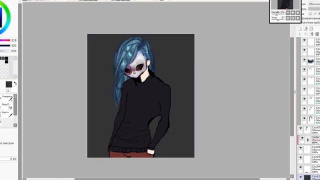 Speedpaint - Sally Face ( 5 эпизод  )
