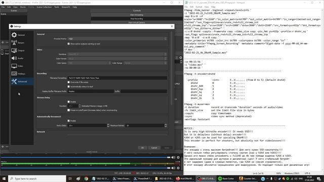 The most PERFECT encoder for shooters and dynamic games, but not for video lessons! (DNxHR, DNxHD)