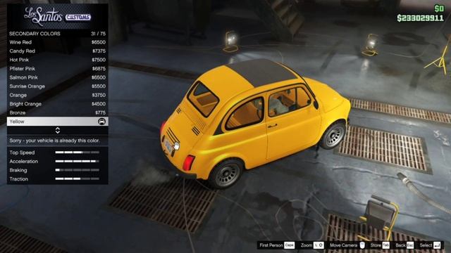 GTA Online PC Grotti Brioso 300 Customization Ft. FIAT 500 from MI 7: Dead Reconing Pt 1 #gtaonline