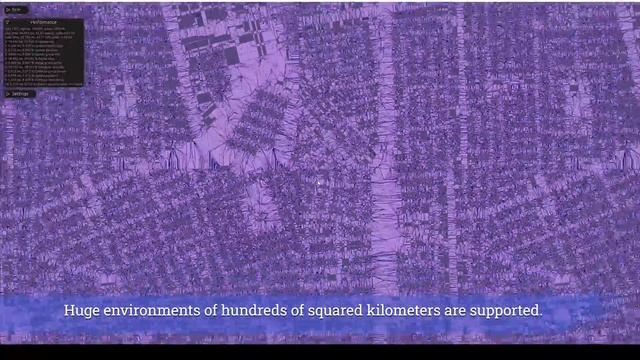A super real time engine for interactive crowd simulations