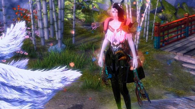 [ GW2 ] Guild Wars 2 • Pet Skyscale Whistle & Lunar Maned Skyscale • Map : Thousand Seas Pavilion 🤍