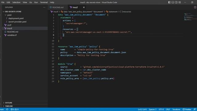 AWS Secrets Manager on EKS