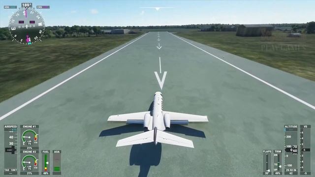 FS2020 - В Гости к Джону Траволта Прямо во Двор На Самолёте  Нашёл в симе Джумболар Веддингс