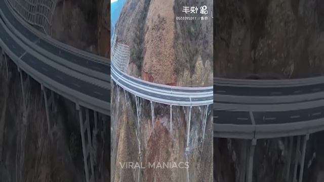 Marvelous engineering of China's yaxi expressway!